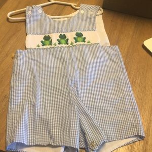 boys smocked jumper!🐸🐸